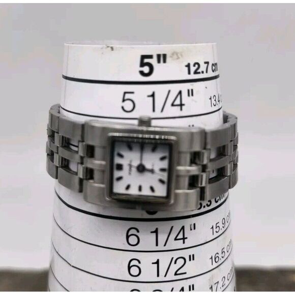 Ladies Fossil FS Steel Square Dial Stainless Steel  Watch - Picture 8 of 9